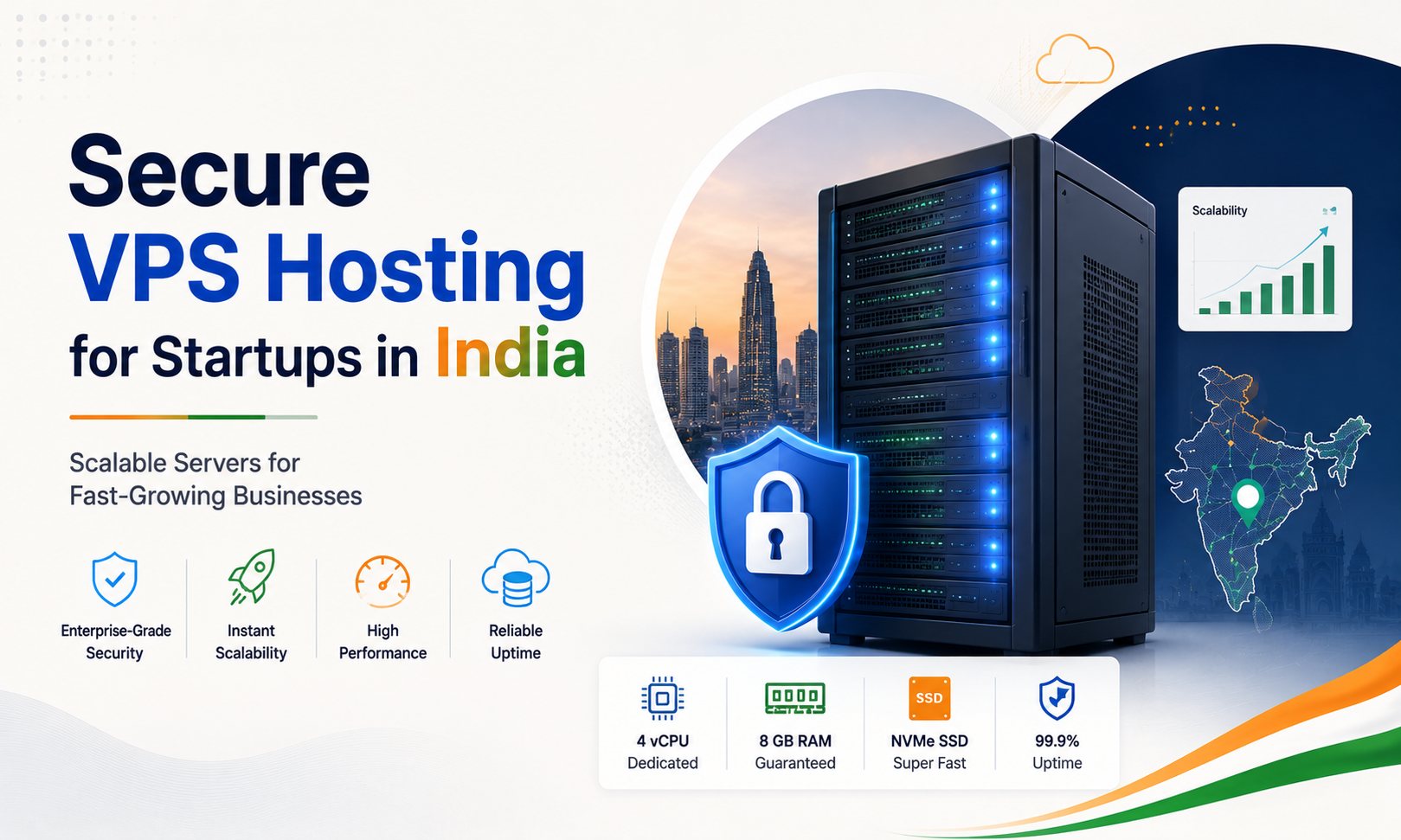 Secure VPS Hosting for Startups in India